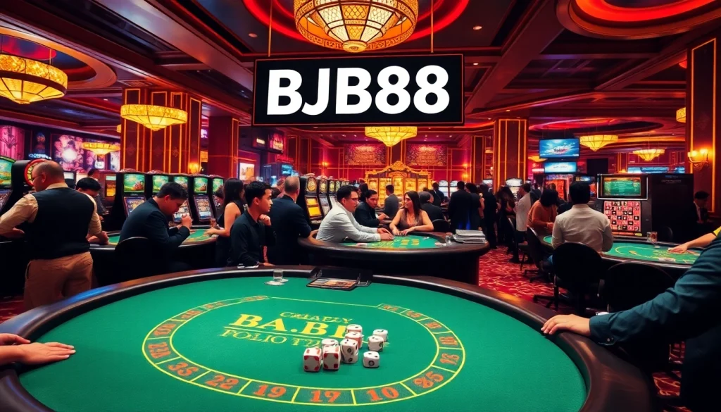 Experience the excitement of BJ88 Casino, featuring live blackjack and vibrant slot machines for thrilling gaming.