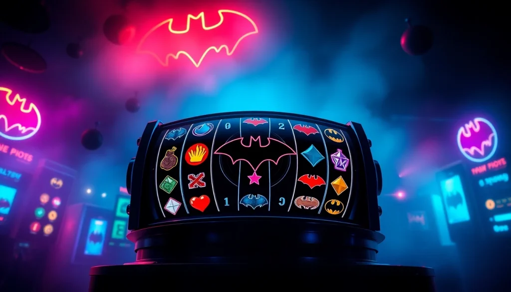 Nikmati permainan menyenangkan di situs slot batman138 dengan simbol Batman yang menggoda.